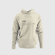 Kép betöltése a galériamegjelenítőbe: Szájé szótár kapucnis pulóver